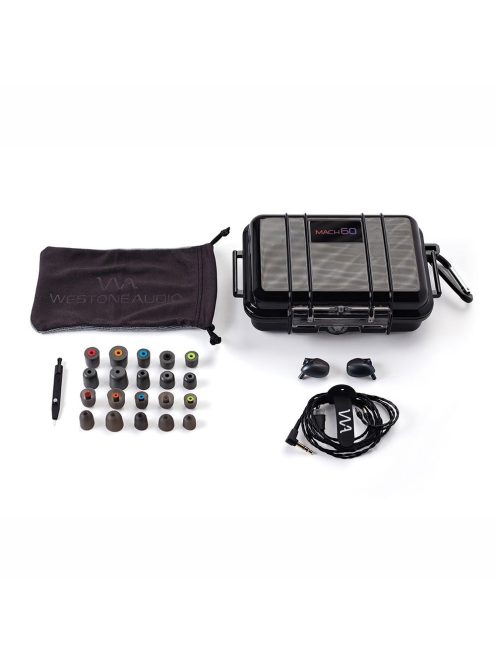 WESTONE AUDIO MACH 60 - Six BA driver In-ear Monitor Earphones with Linum SuperBaX T2 cable
