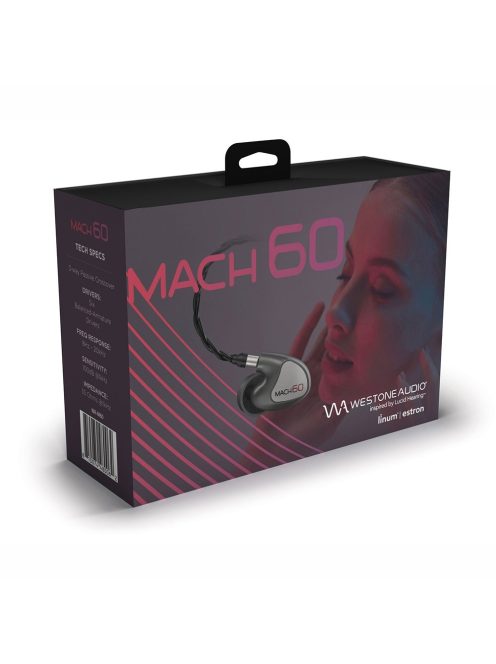 WESTONE AUDIO MACH 60 - Six BA driver In-ear Monitor Earphones with Linum SuperBaX T2 cable