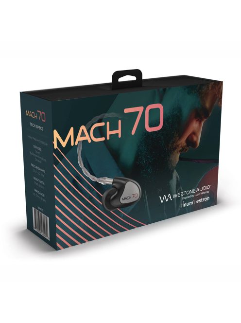 WESTONE AUDIO MACH 70 - Seven BA driver In-ear Monitor Earphones with Linum UltraBaX T2 cable