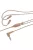 WESTONE AUDIO ES/UM PRO CABLE - Twisted universal MMCX OFC cable for ES/UM Pro series - 132cm - Beige