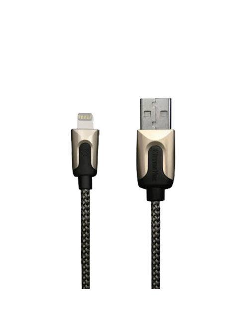 XtremeMac textile covered premium Lightning cable 1m - Gold