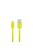XtremeMac textilbeschichtetes flaches Lightning-Kabel - Gelb
