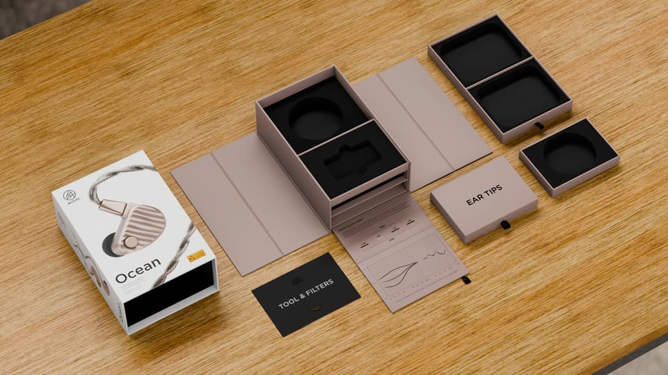 64 Audio Ocean box contents