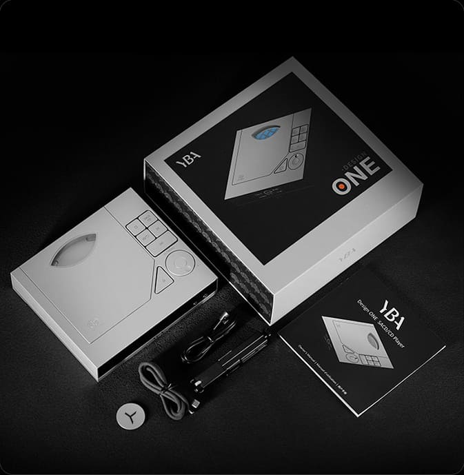 The YBA Design One box and accessories