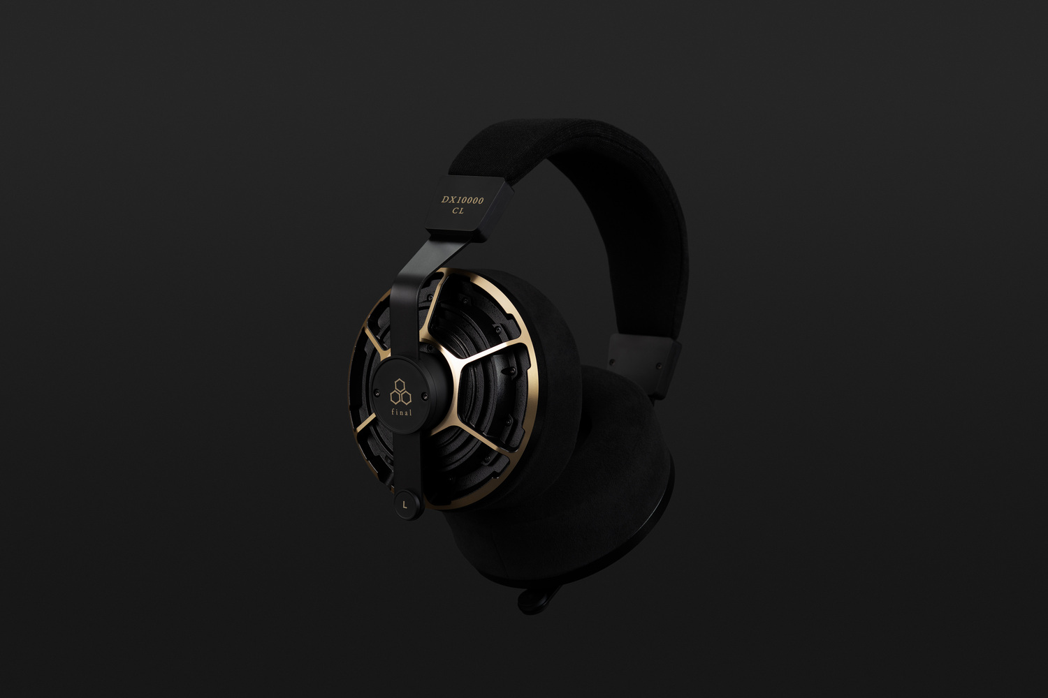 final DX10000 CL Collector's Edition closed-back high-end headphone with gold-colored accents