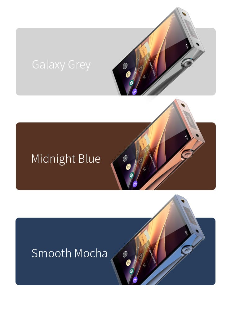 SHANLING M7T Master in Galaxy Grey Midnight Blue and Smooth Mocha