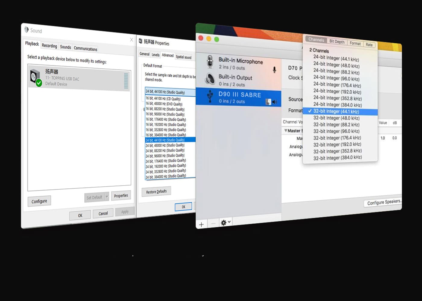 TOPPING Centaurus USB connection and Windows setup